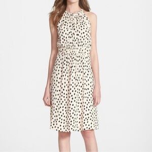 Kate Spade Black and White Midi Dress
